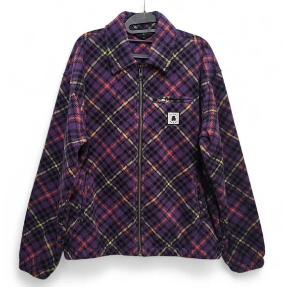 Teddy Fresh Fleece Plaid Zip Up Jacket - Picture 1 of 13